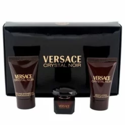 VERSACE CRYSTAL NOIR 3Pcs MINIATURE By Gianni Versace For Women