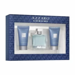 Azzaro Chrome 3 Piece Gift Set By Azzaro For Men