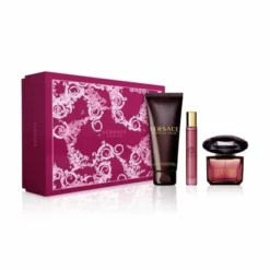 Crystal Noir Parfum 3 Piece Set By Gianni Versace For Women