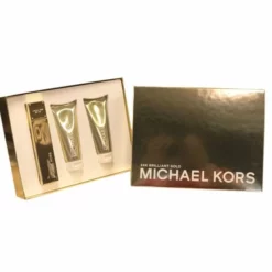 24k Brilliant Gold 3 Pc Gift Set By Michael Kors For Women