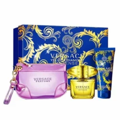 Versace Yellow Diamond Intense 3 Pc Gift Set By Gianni Versace For Women